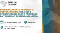 As cooperativas gaúchas terão destaque no Fórum Debate ABDE – Desenvolvimento Regional e Cooperativismo: desafios e oportunidades para a promoção da transição sustentável justa, promovido pela Associação Brasileira de Desenvolvimento […]